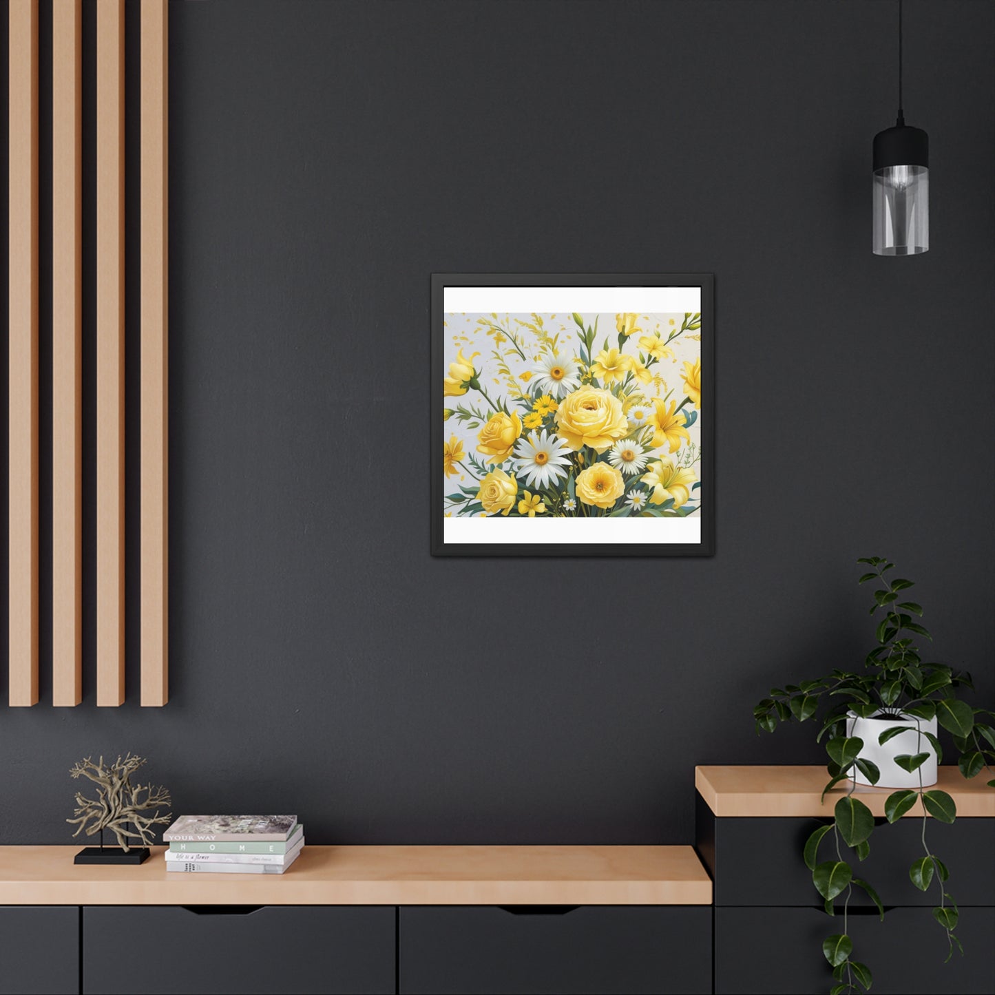 Floral Framed Poster