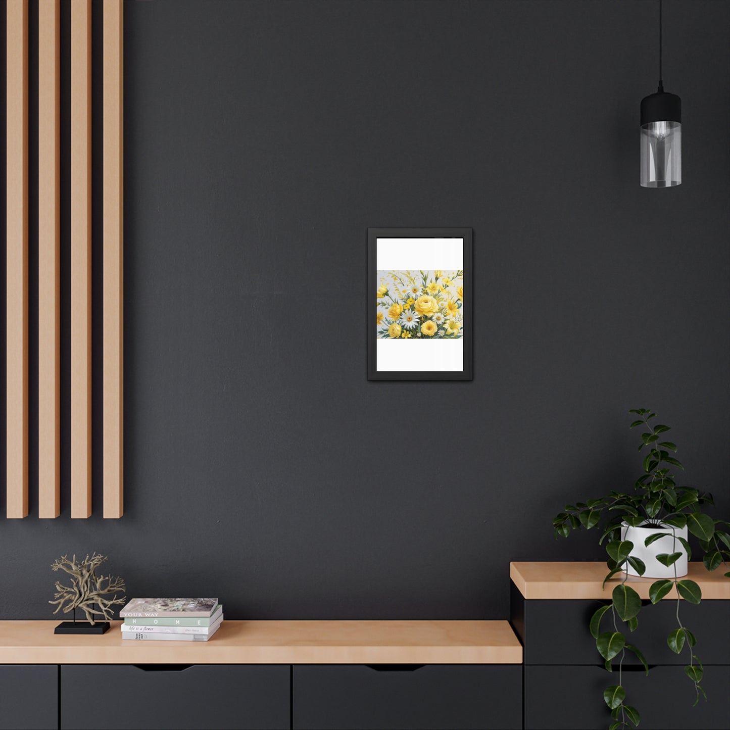 Floral Framed Poster