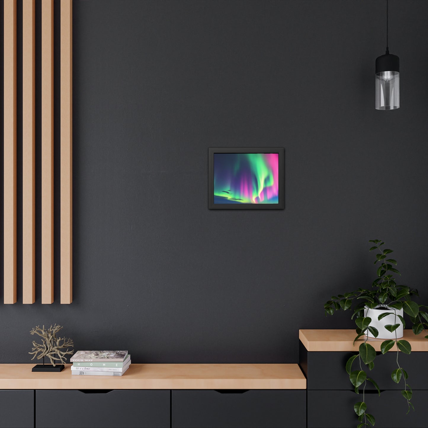 Stunning Northern Lights Framed Poster