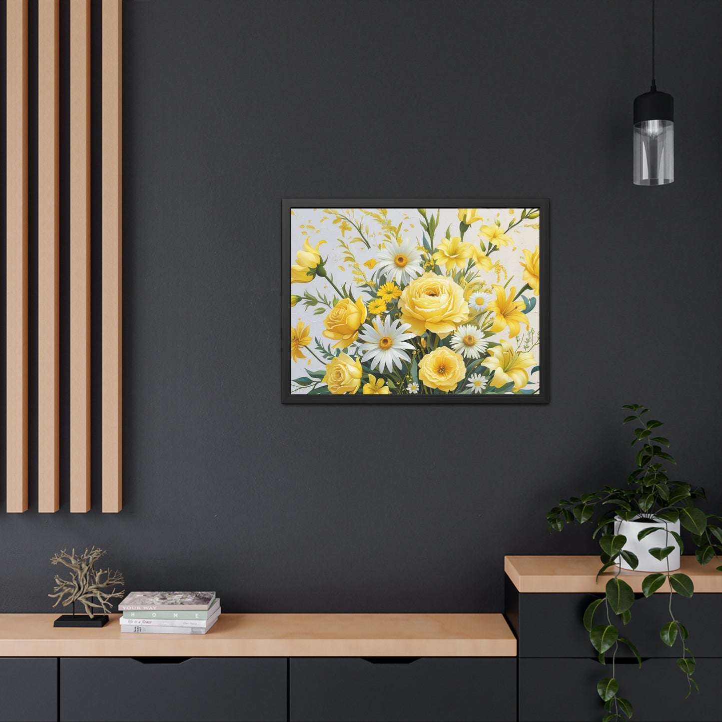 Floral Framed Poster