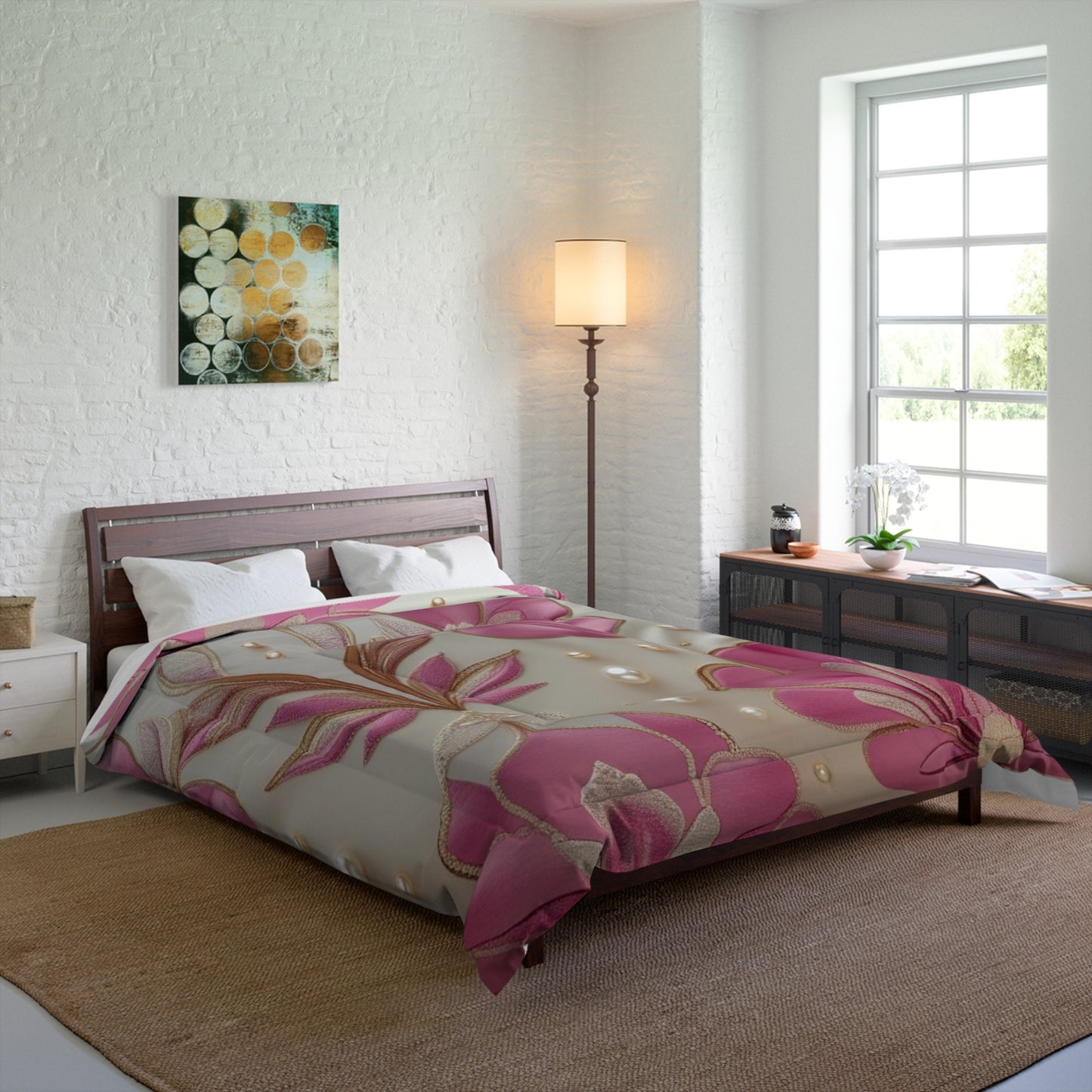 Elegant Floral Comforter