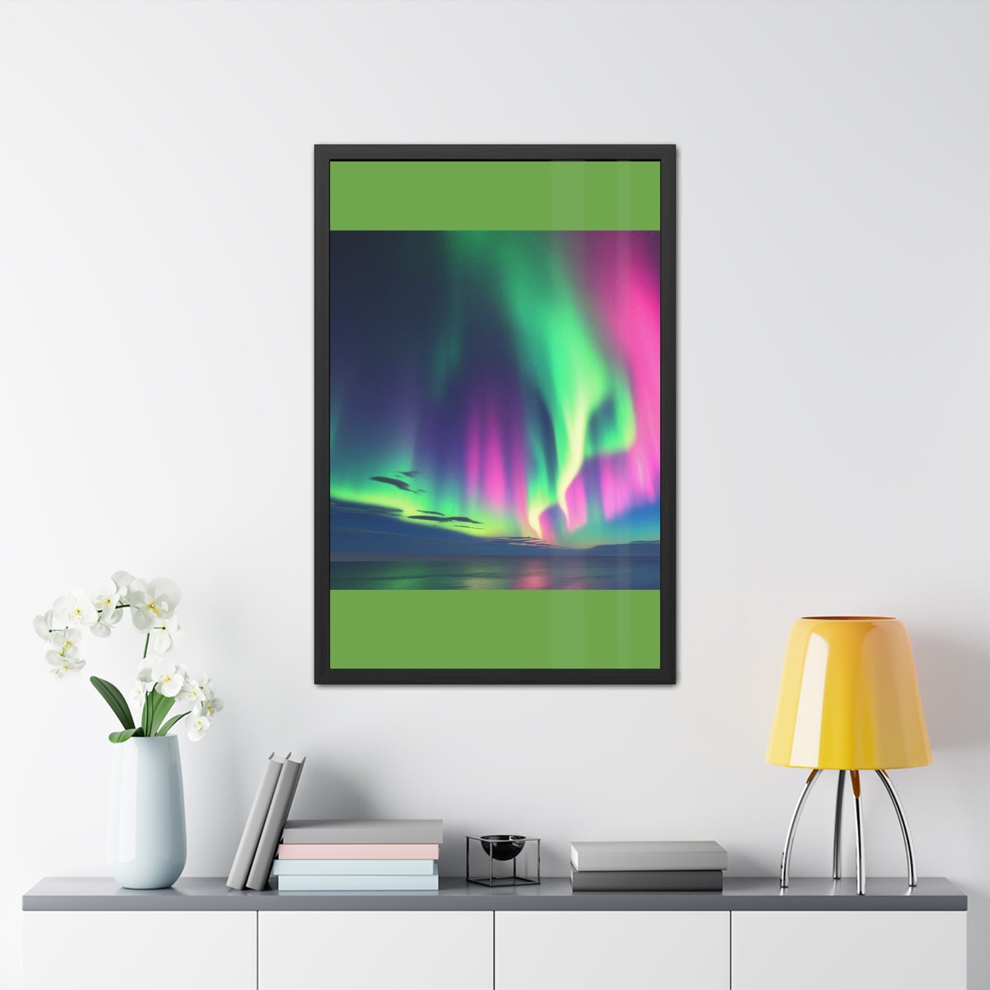 Stunning Northern Lights Framed Poster