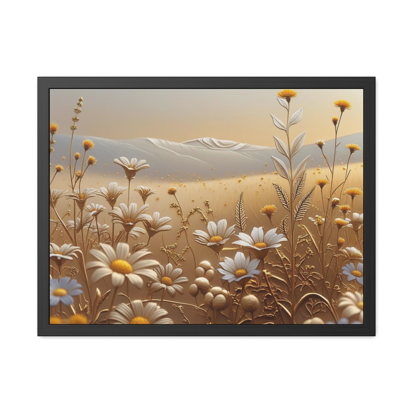Framed Floral Wall Art, Modern Living Room Decorations