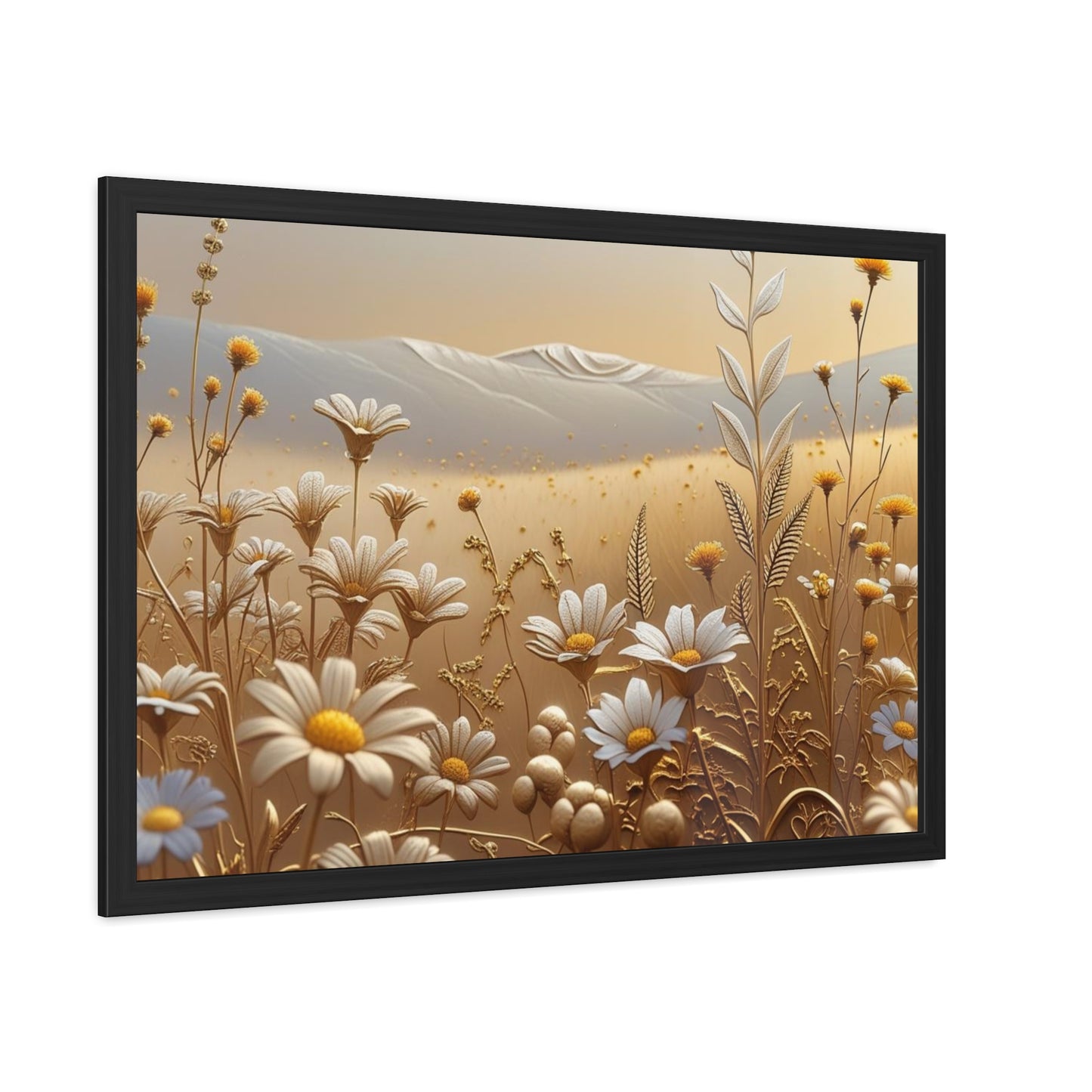 Framed Floral Wall Art, Modern Living Room Decorations