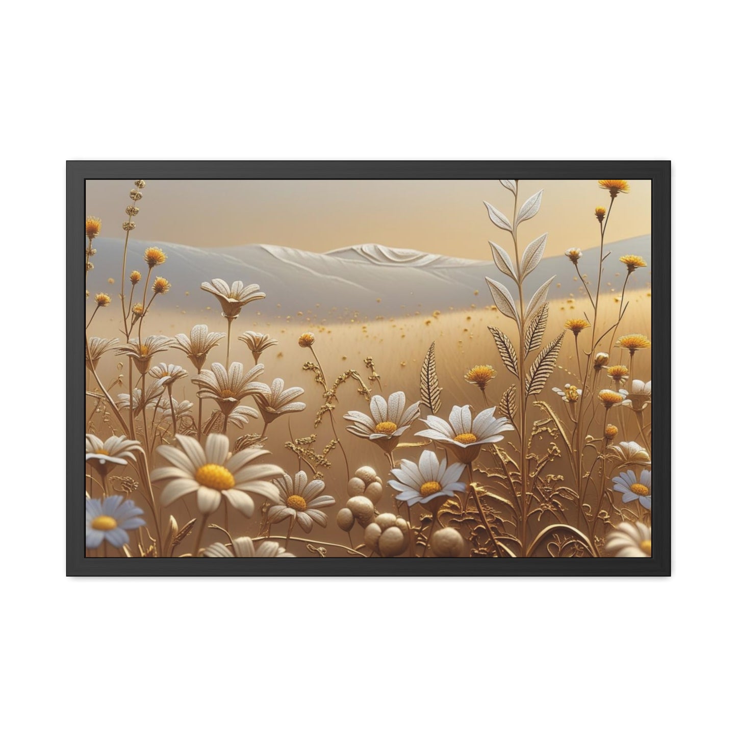 Framed Floral Wall Art, Modern Living Room Decorations