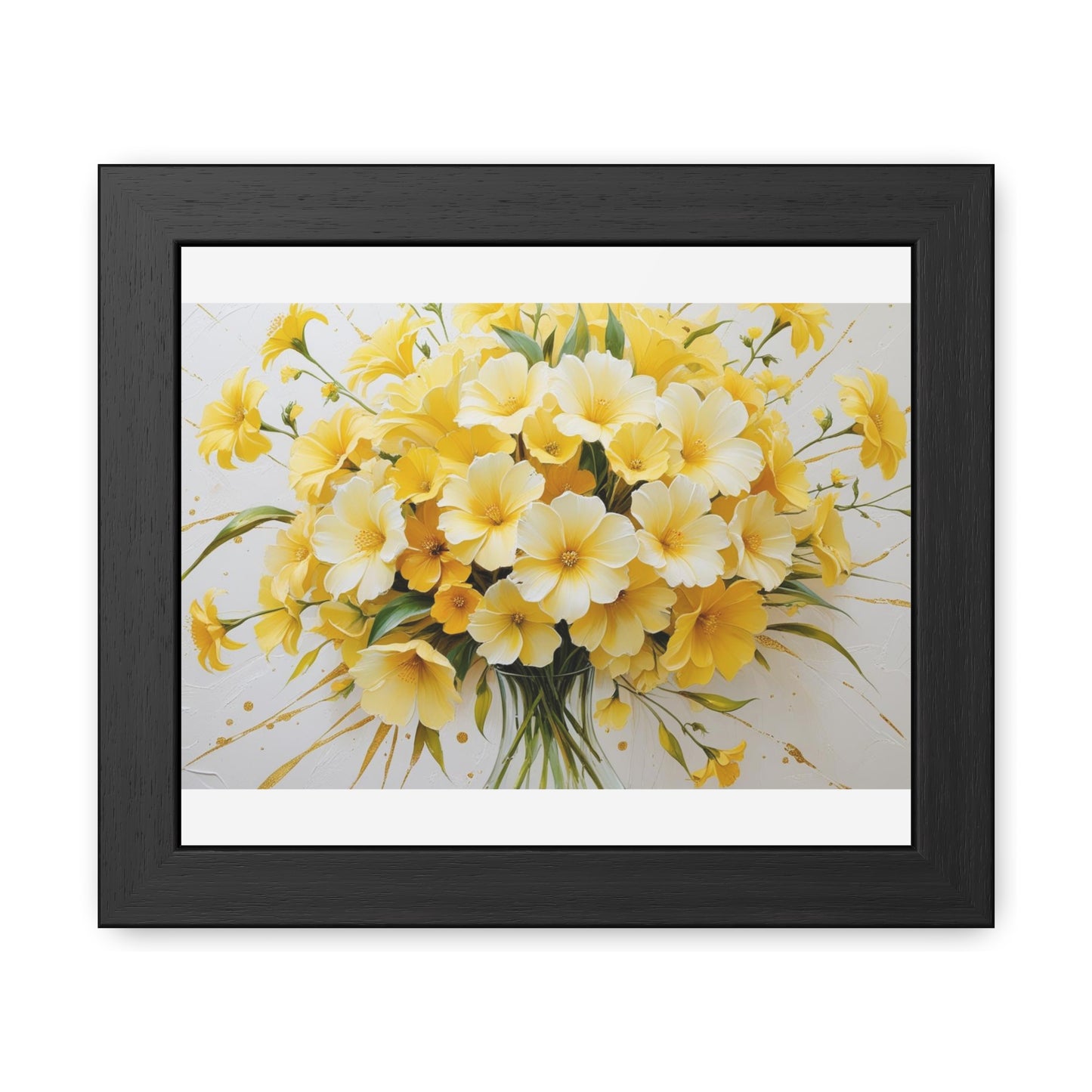 Floral Framed Poster.