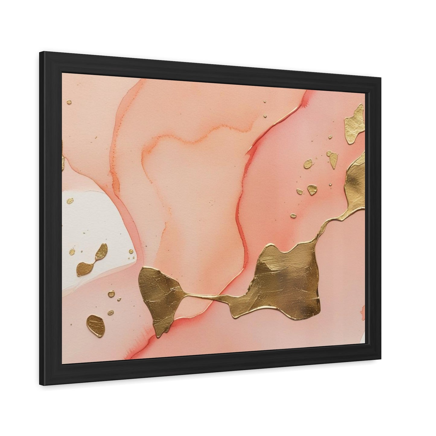 Elegant Abstract Art Framed Poster
