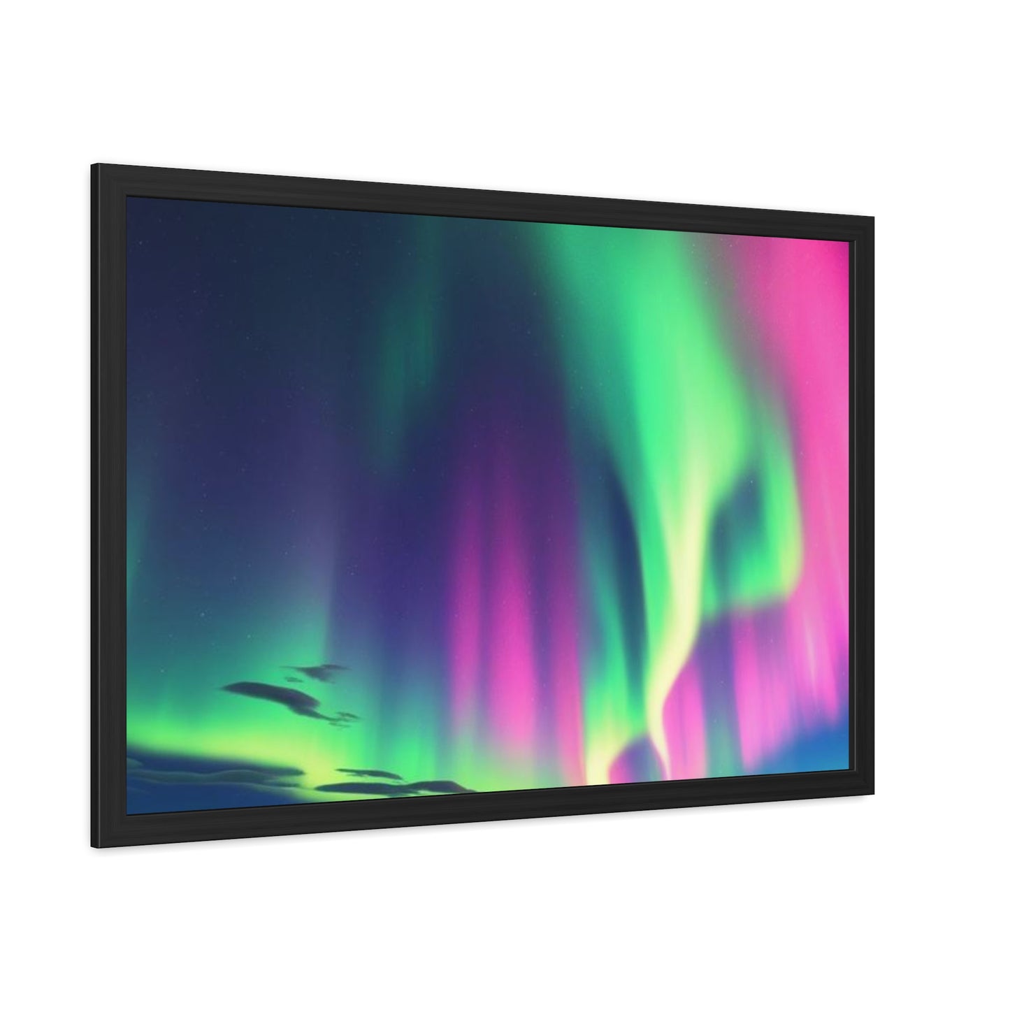 Stunning Northern Lights Framed Poster