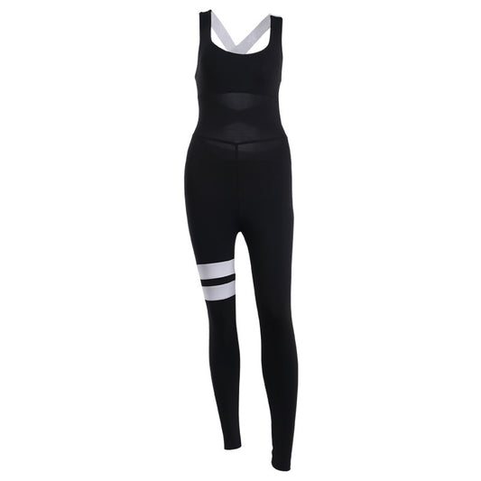 Women's Halter Sexy Corset Fitness Jumpsuit