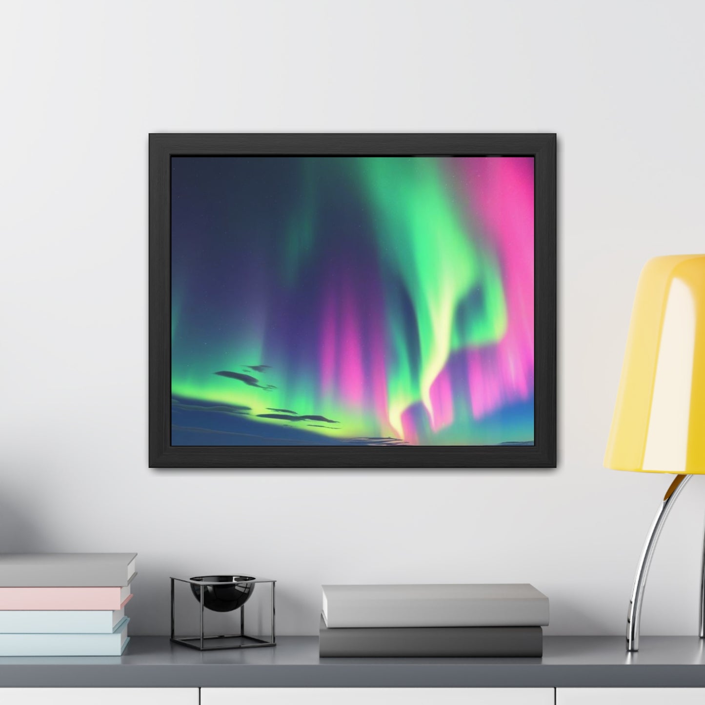 Stunning Northern Lights Framed Poster