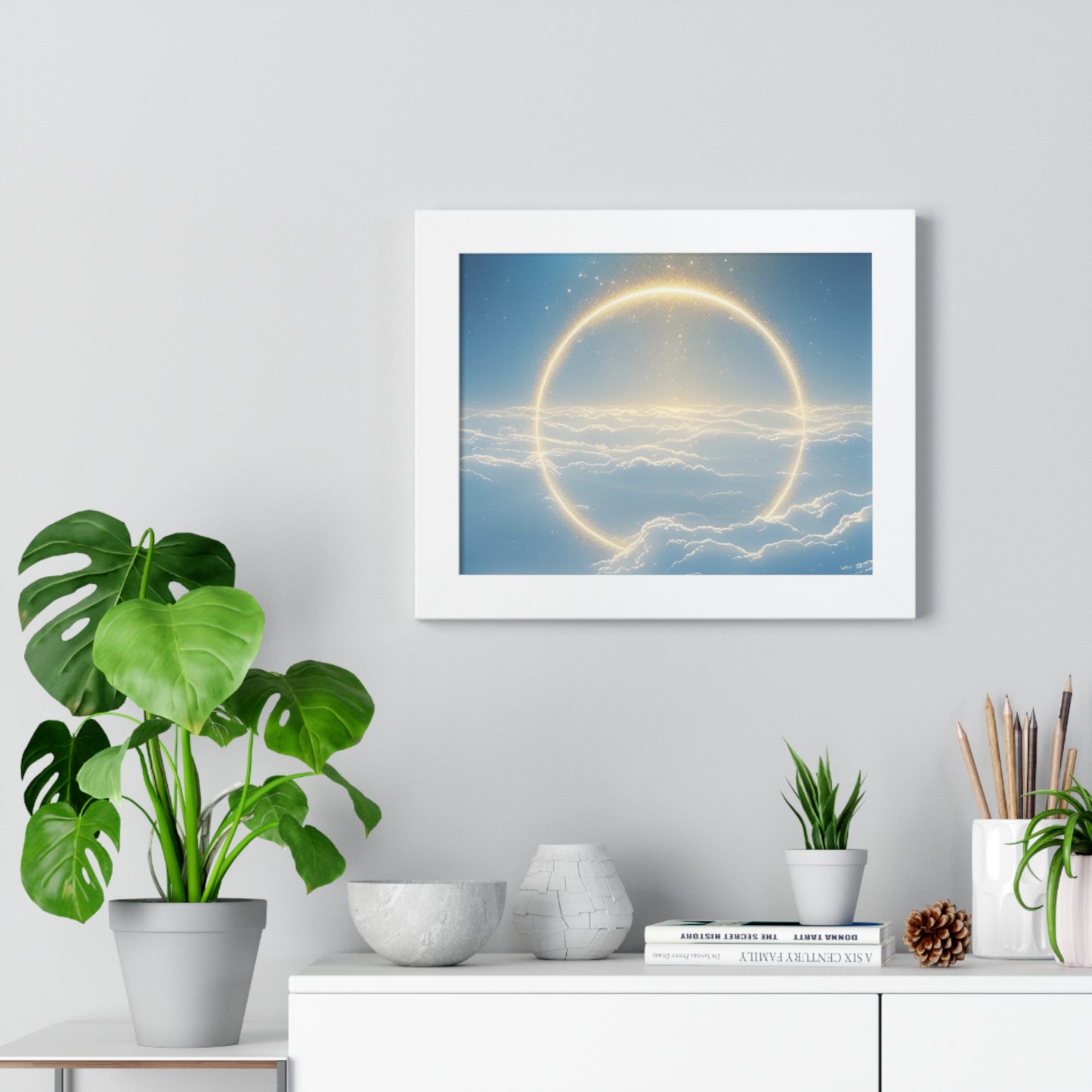 Serene Sky Framed Poster
