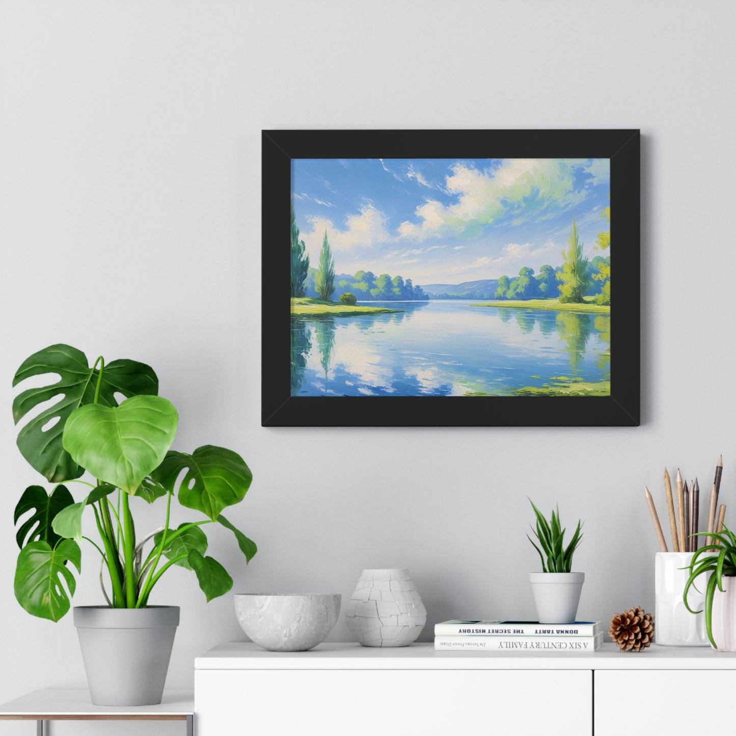 Tranquil Landscape Framed Poster
