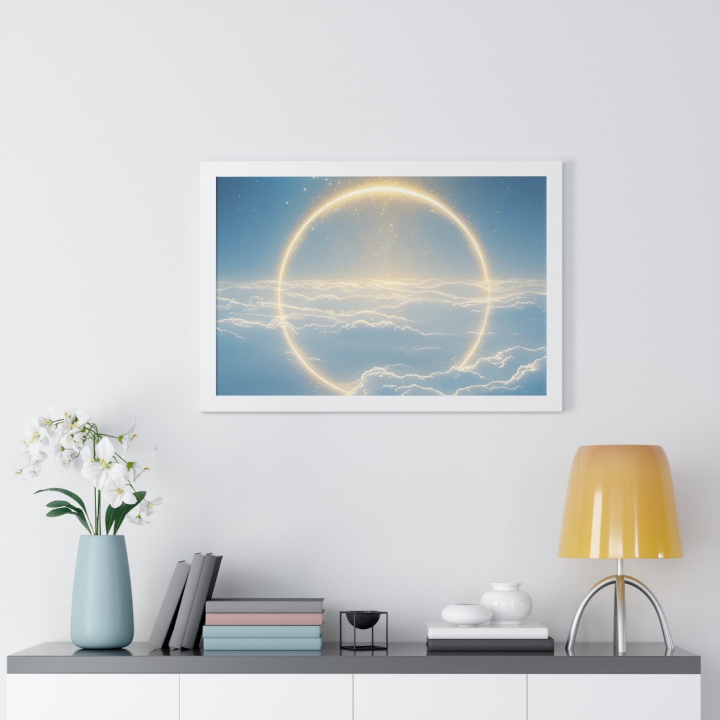 Serene Sky Framed Poster
