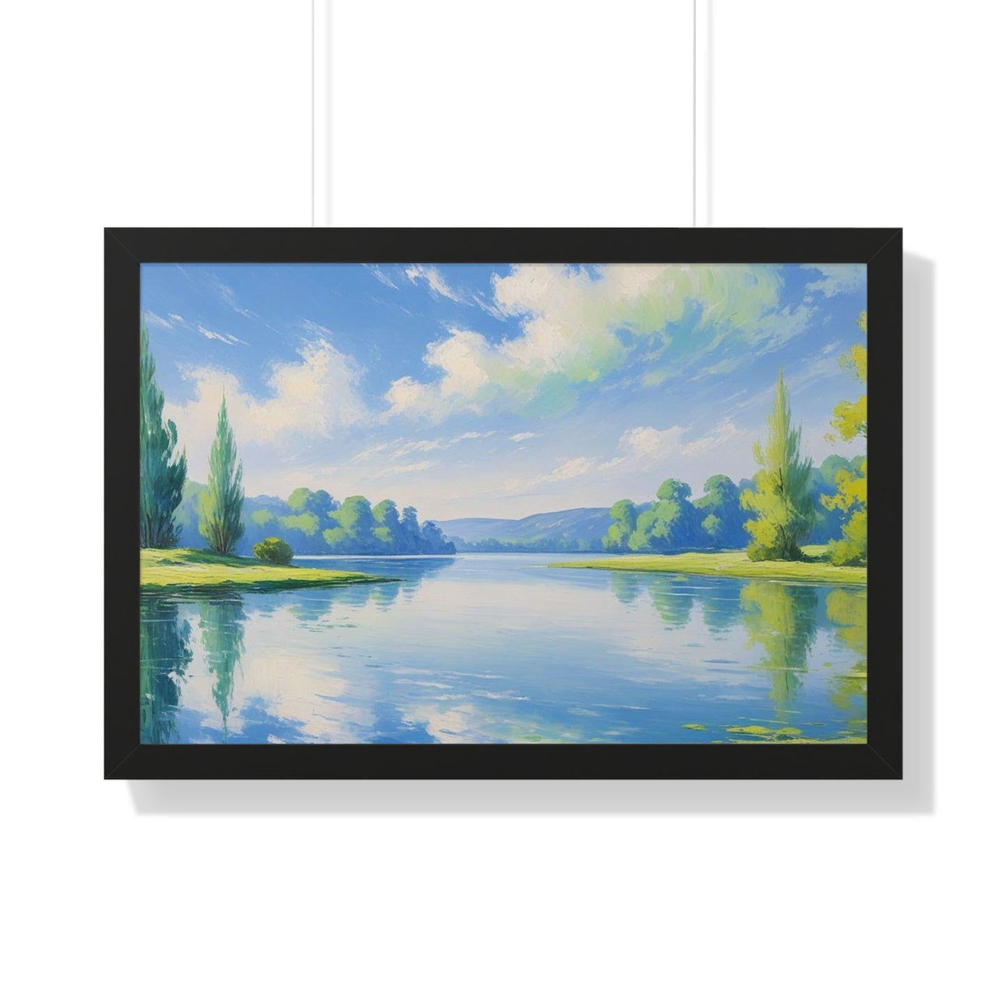 Tranquil Landscape Framed Poster