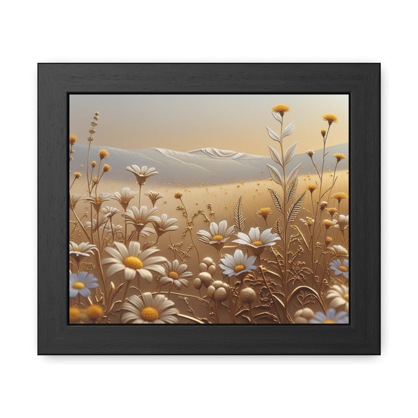 Framed Floral Wall Art, Modern Living Room Decorations