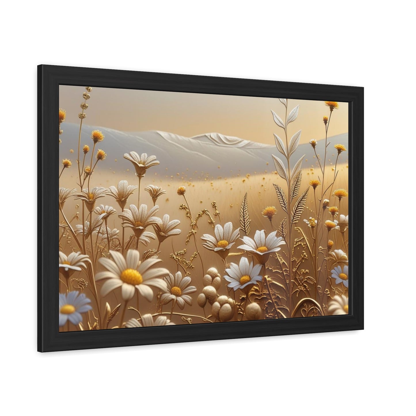 Framed Floral Wall Art, Modern Living Room Decorations