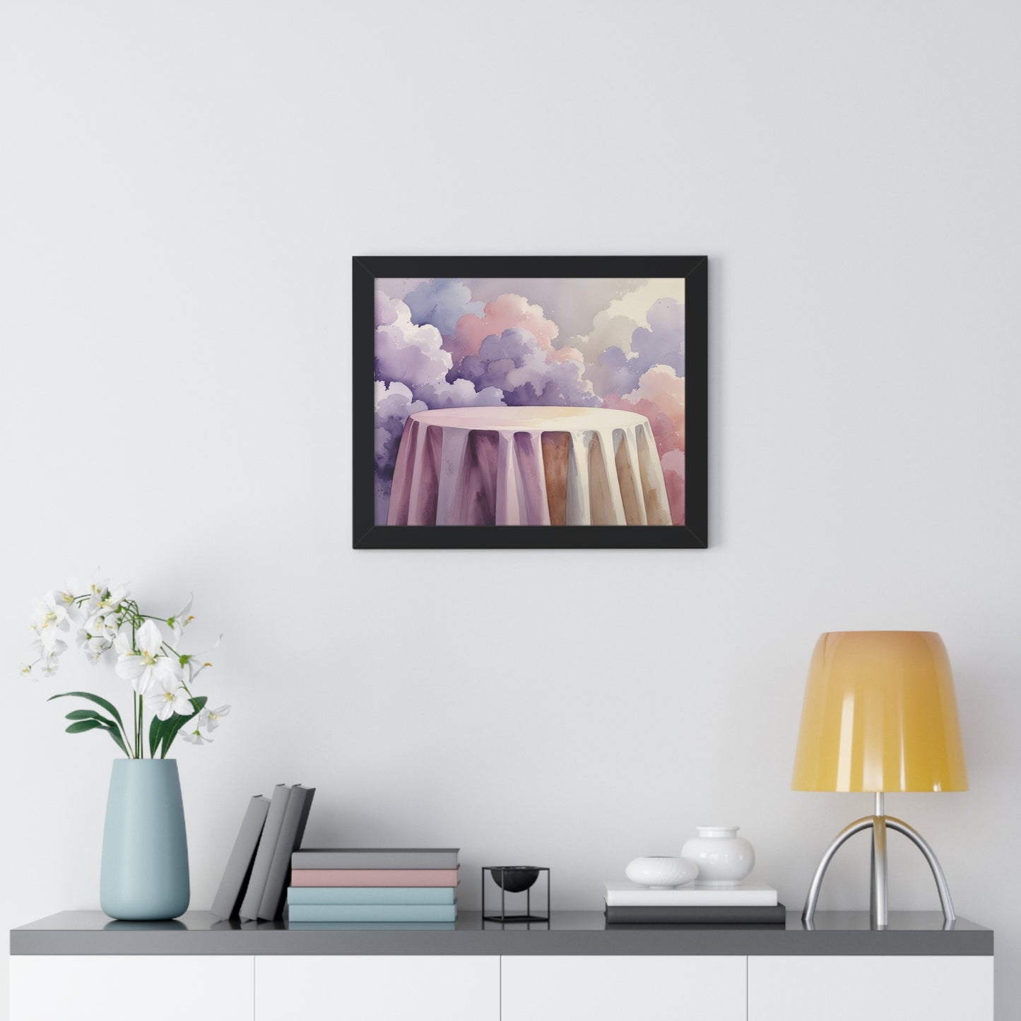 Ethereal Landscape Framed Poster