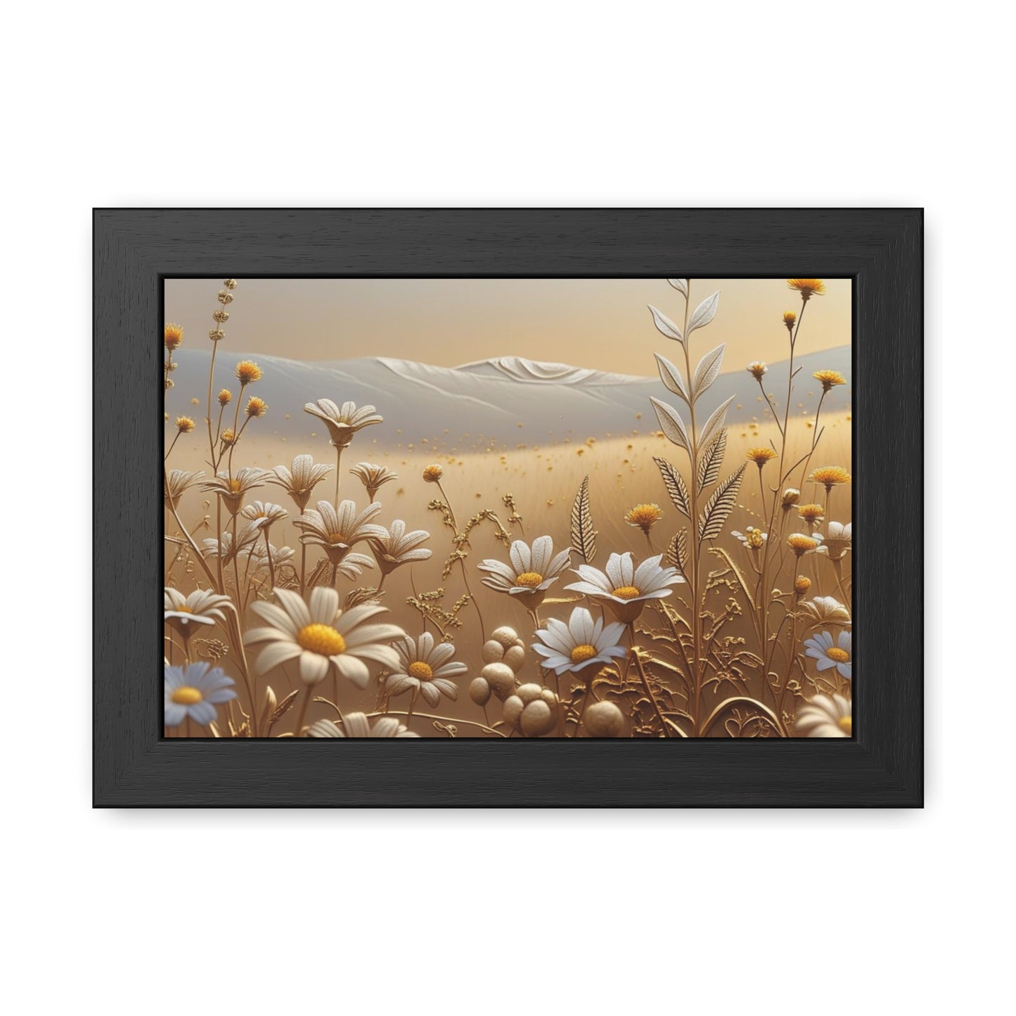 Framed Floral Wall Art, Modern Living Room Decorations