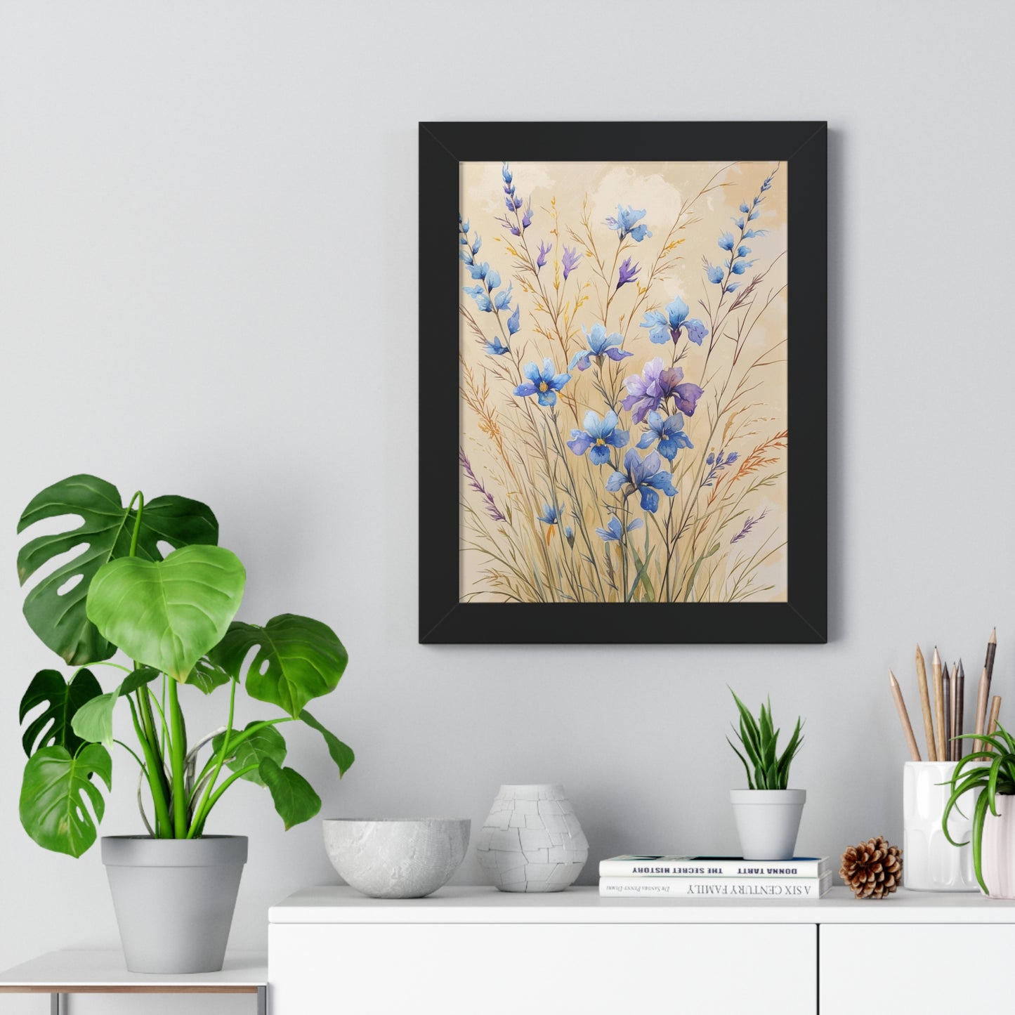 Botanical Framed Vertical Poster