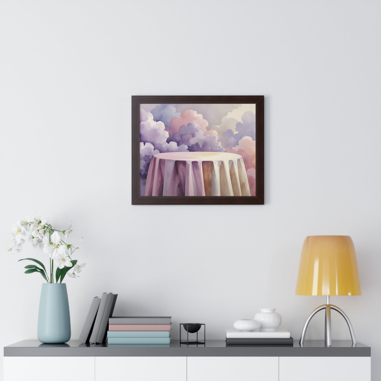 Ethereal Landscape Framed Poster