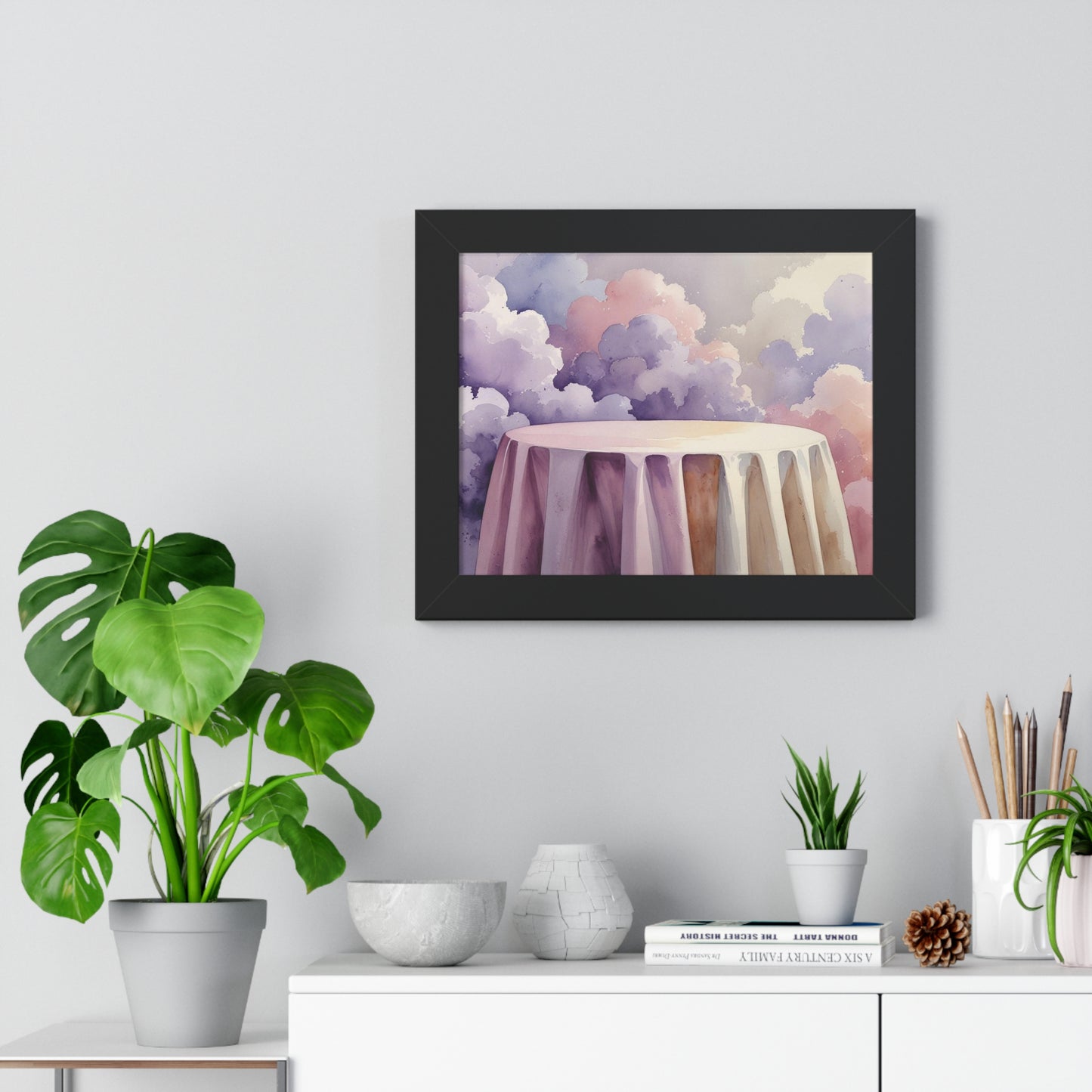 Ethereal Landscape Framed Poster