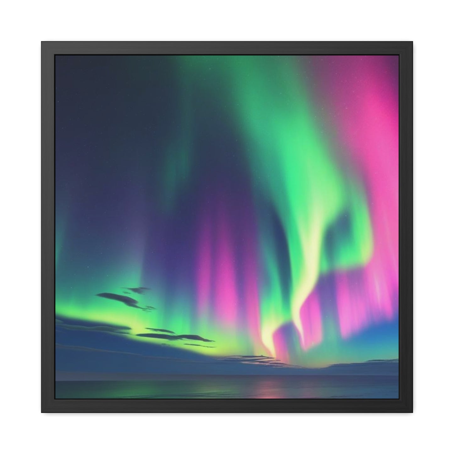 Stunning Northern Lights Framed Poster