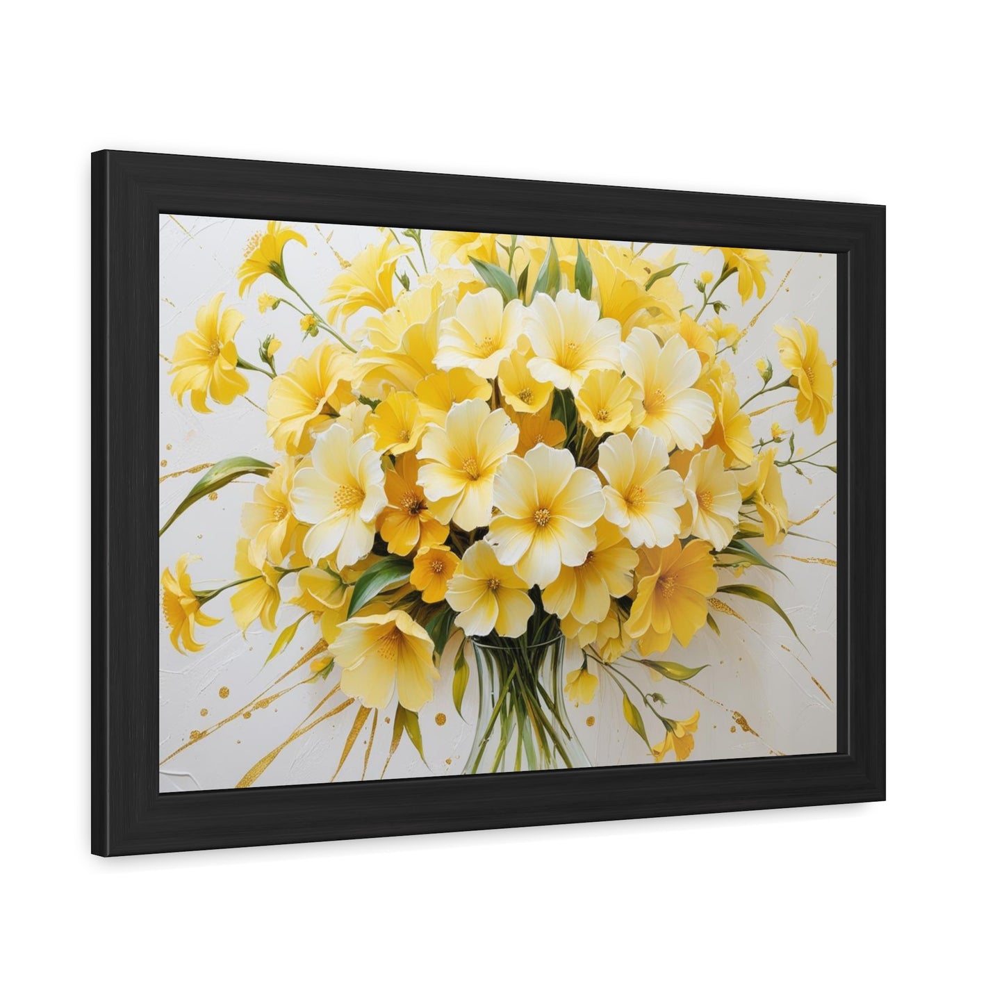 Floral Framed Poster.