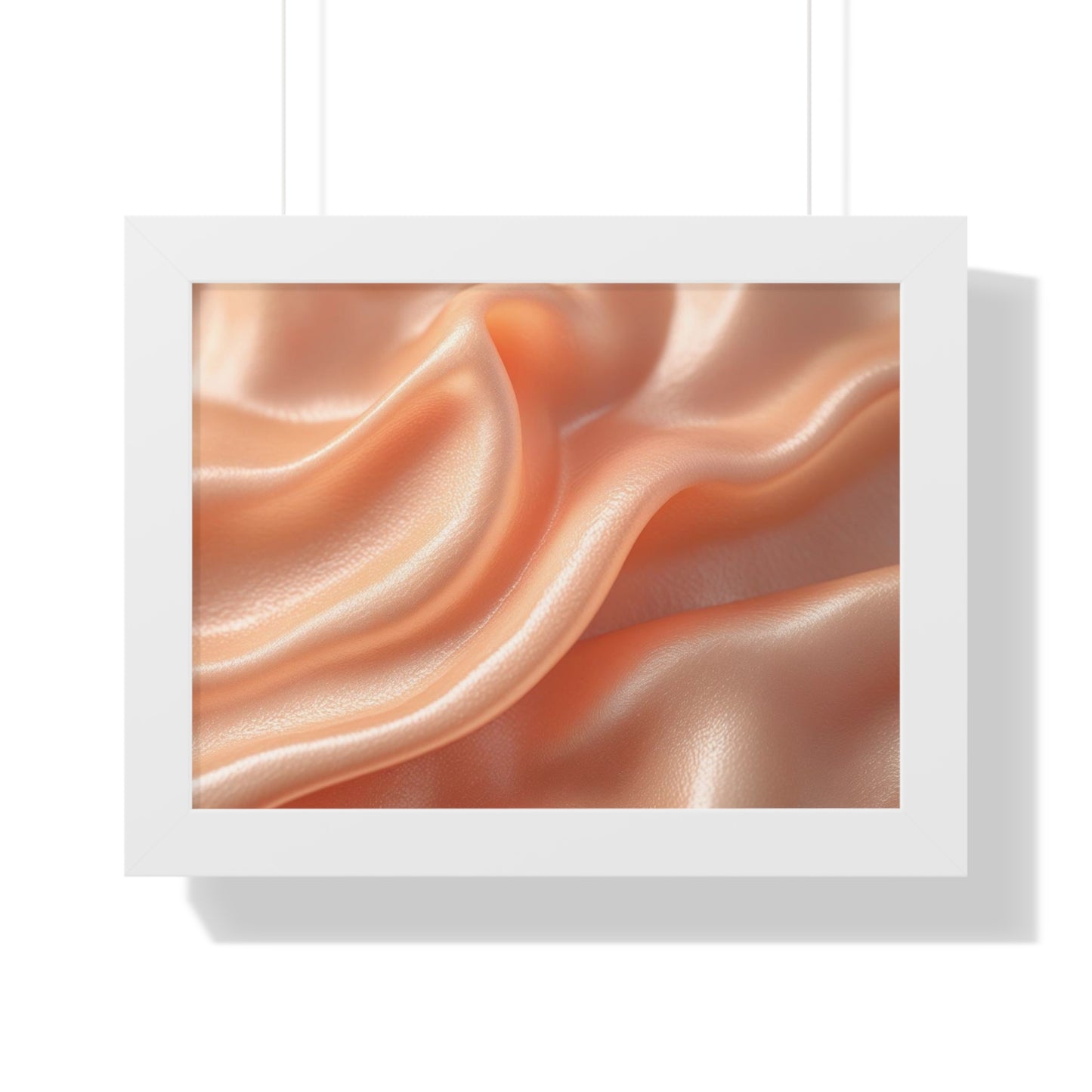 Elegant Framed Horizontal Art Print, Modern Wall Decor
