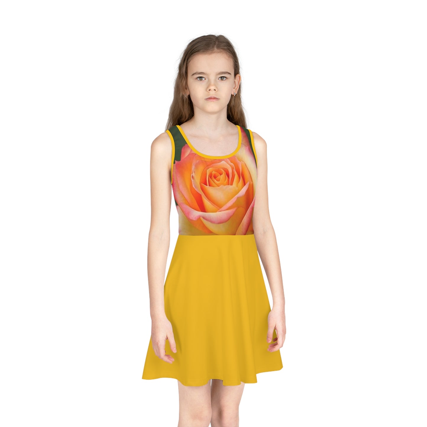 Girls' Sleeveless Sundress (AOP)