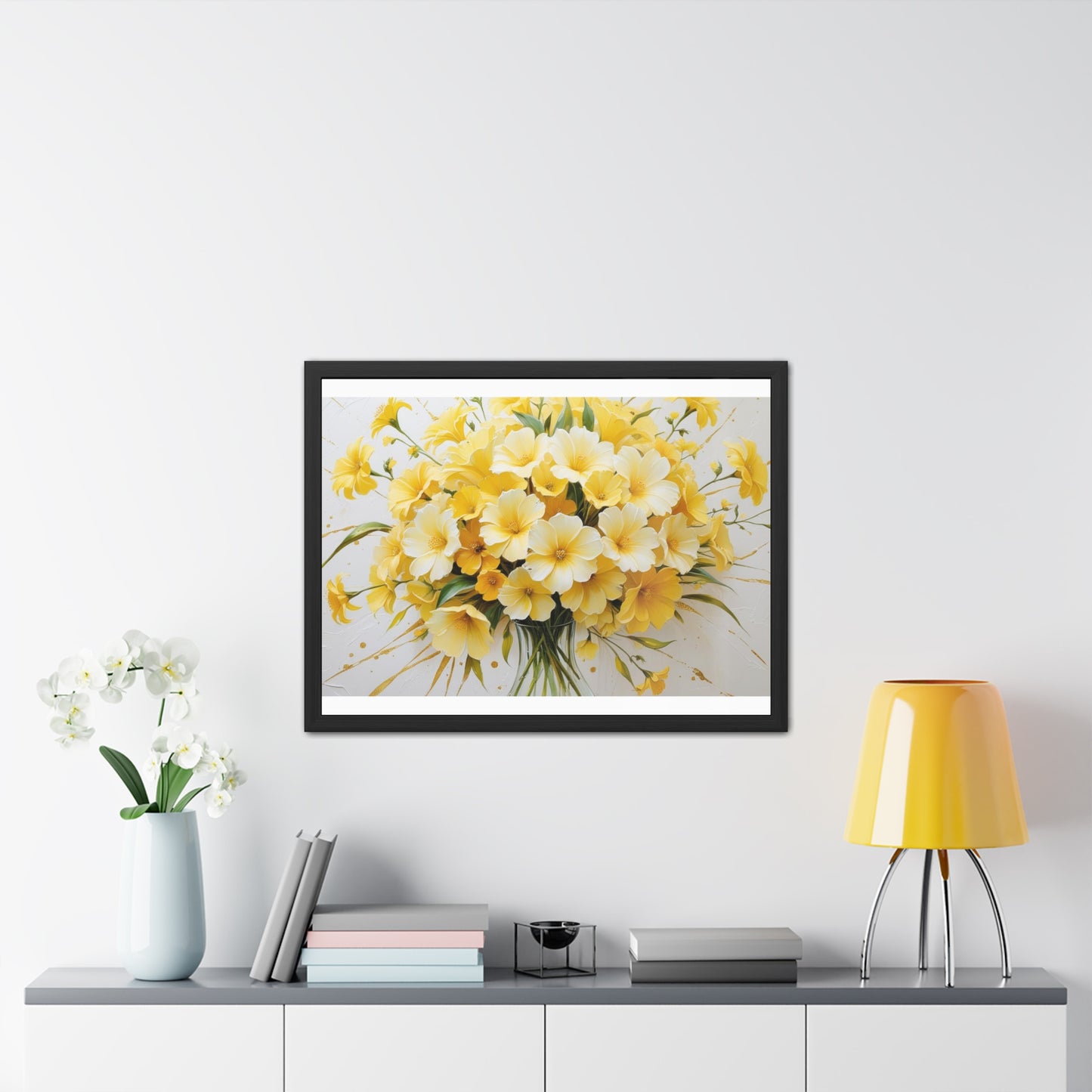 Floral Framed Poster.