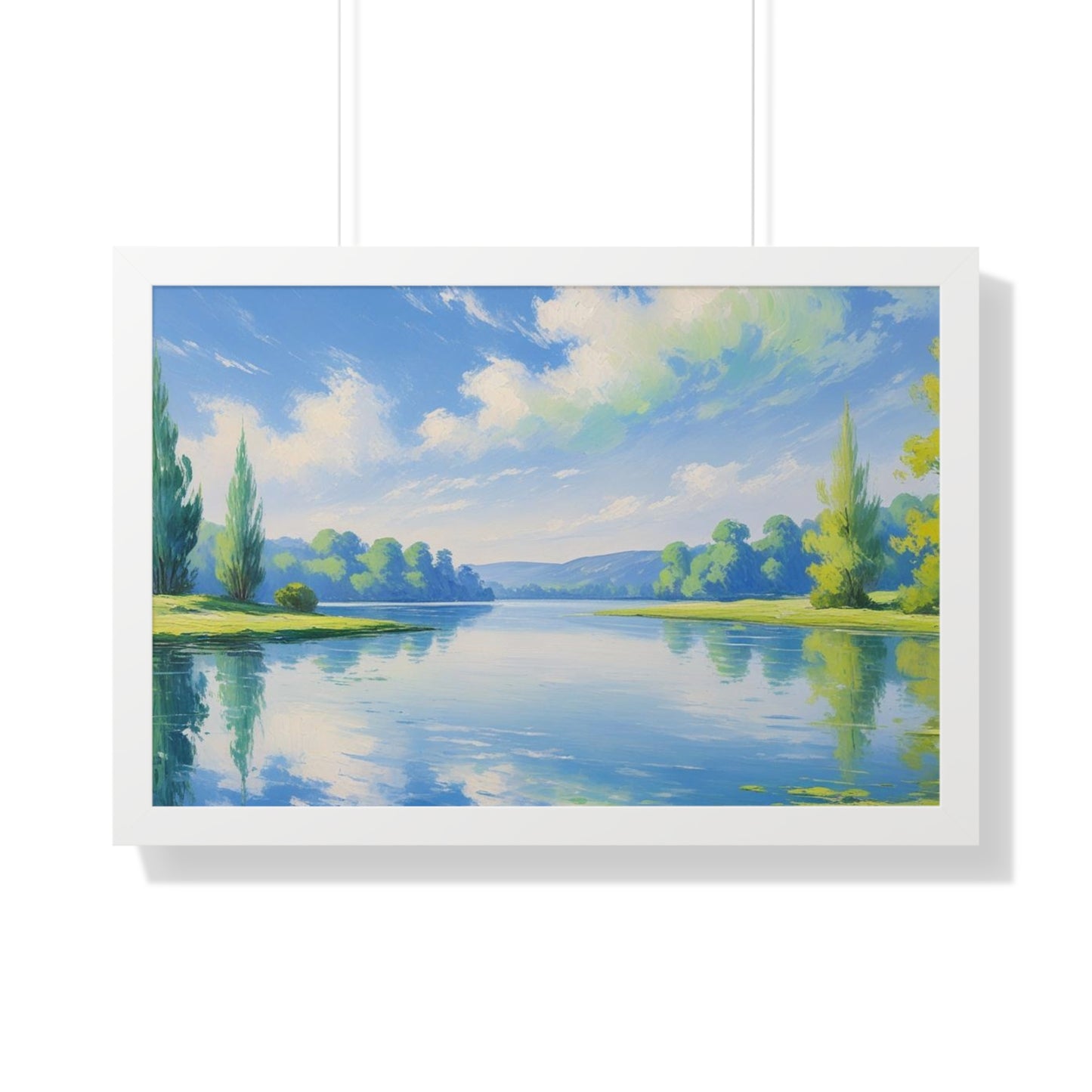 Tranquil Landscape Framed Poster