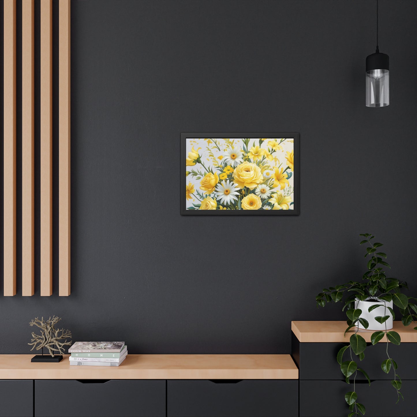 Floral Framed Poster