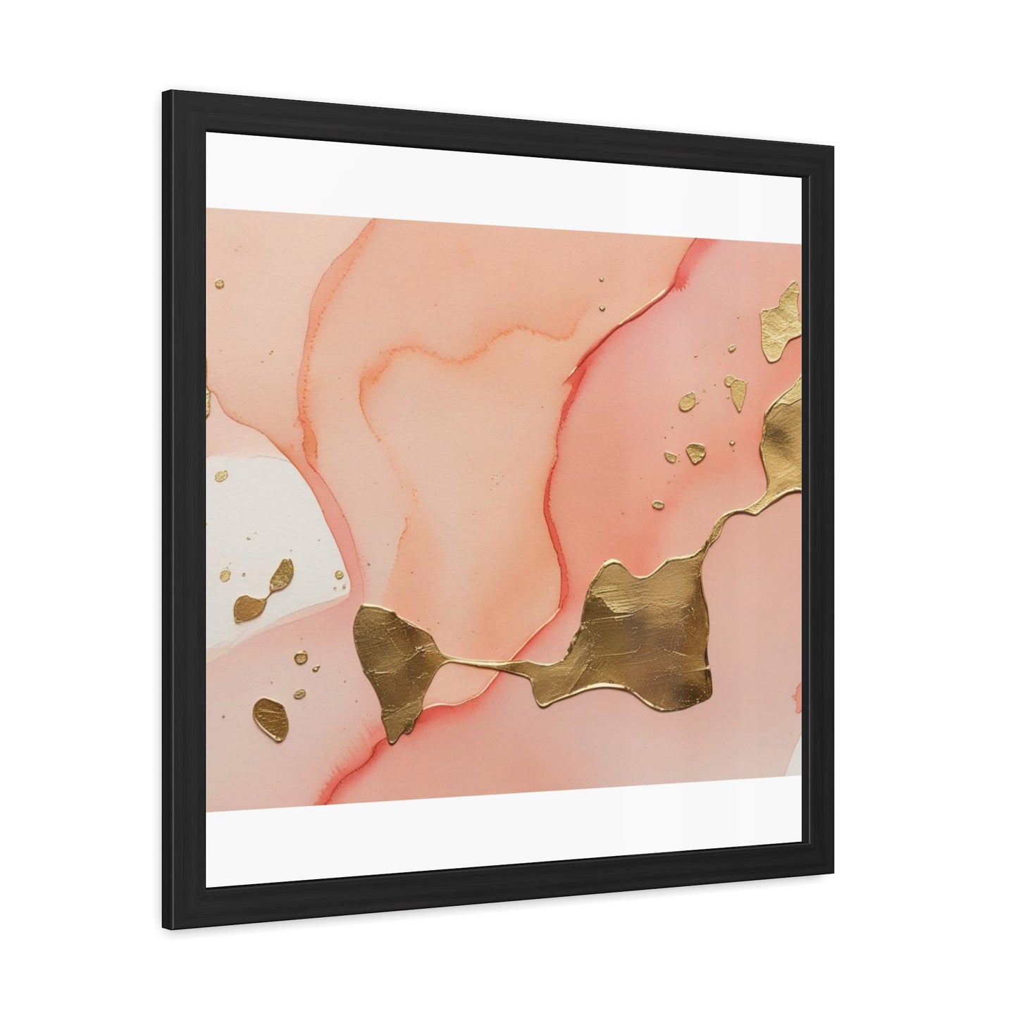 Elegant Abstract Art Framed Poster