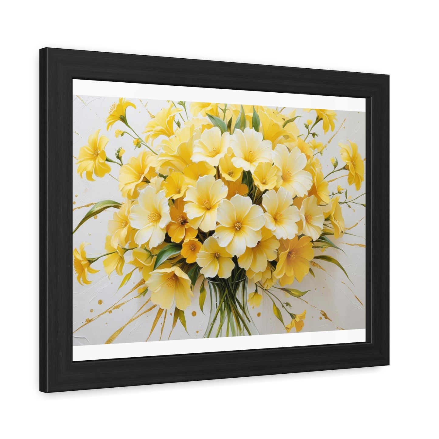 Floral Framed Poster.