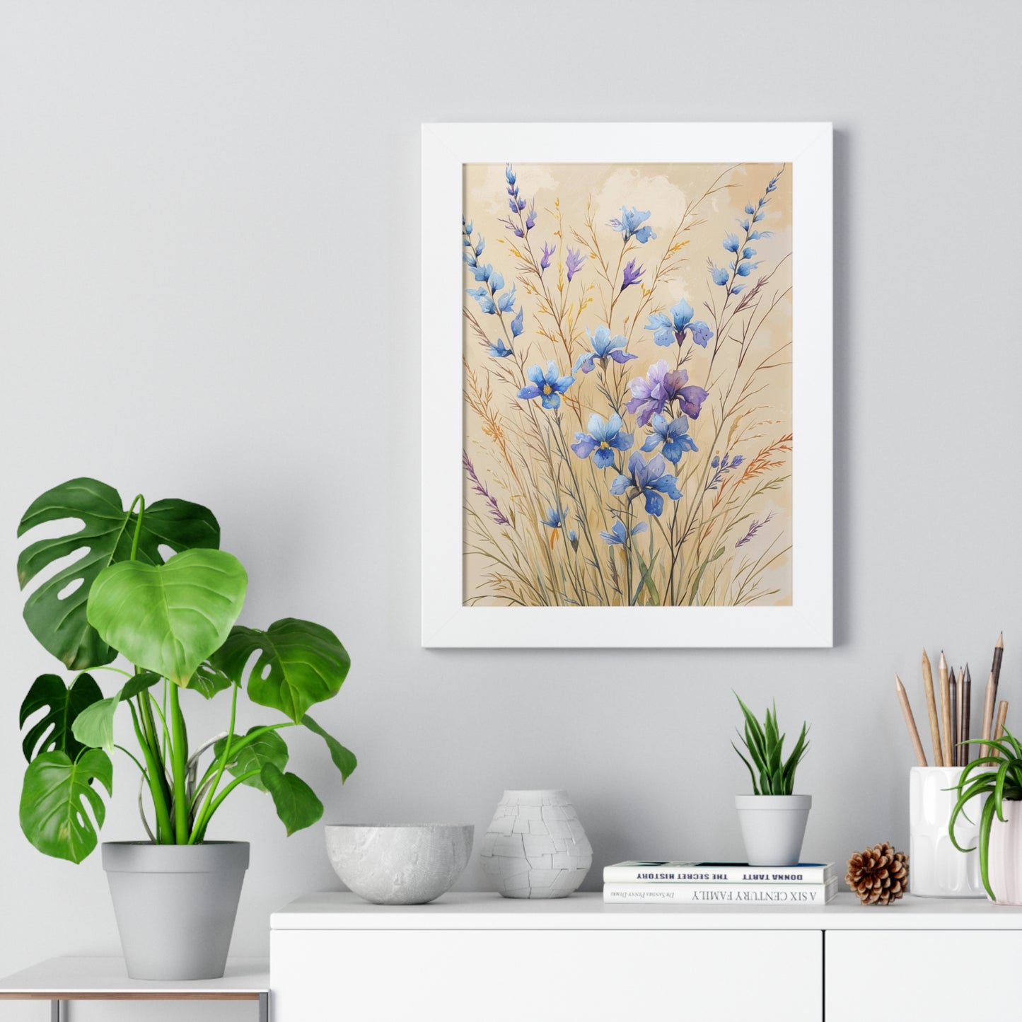 Botanical Framed Vertical Poster