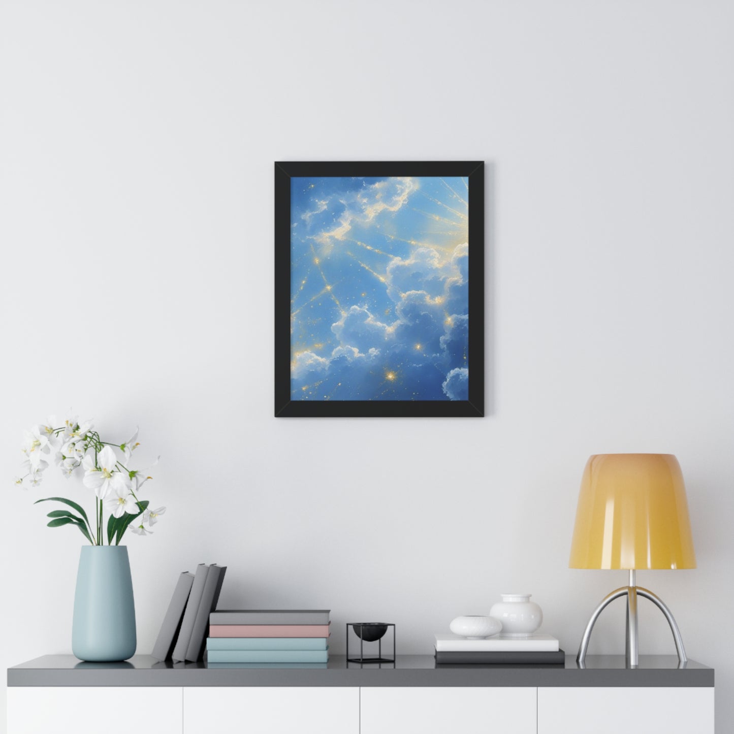 Celestial Framed Vertical Poster