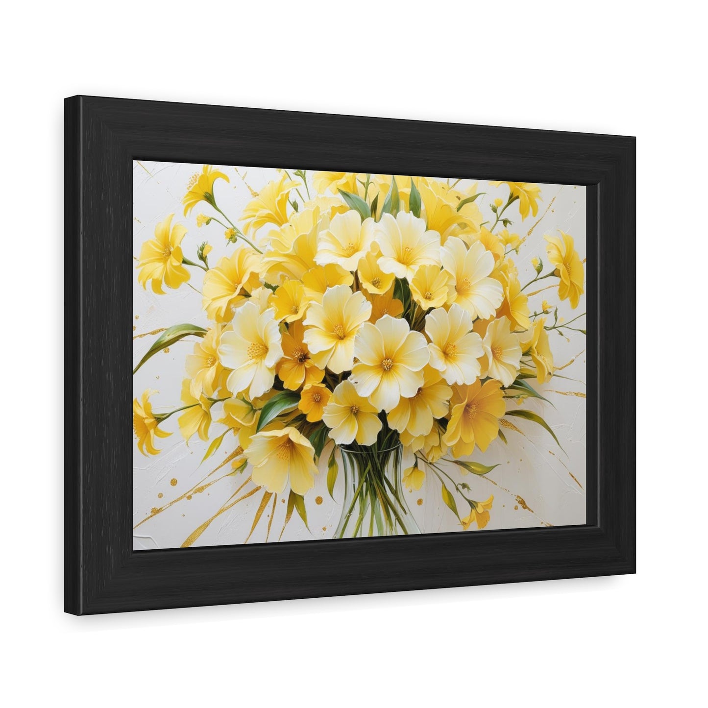 Floral Framed Poster.