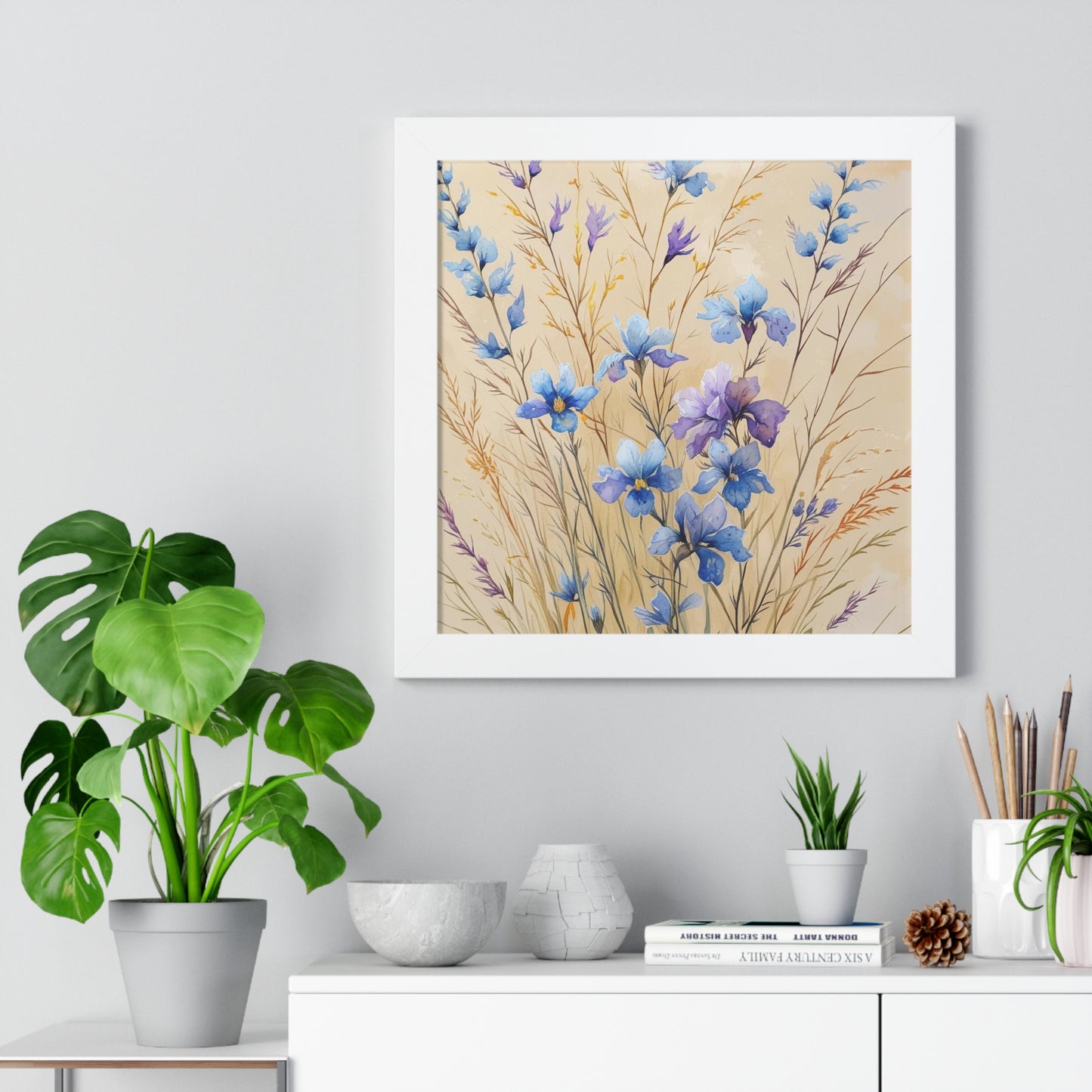 Botanical Framed Vertical Poster