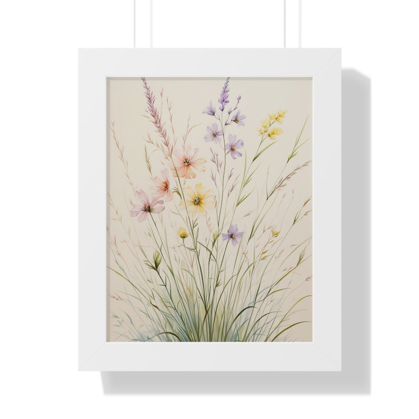 Framed Floral Art Print