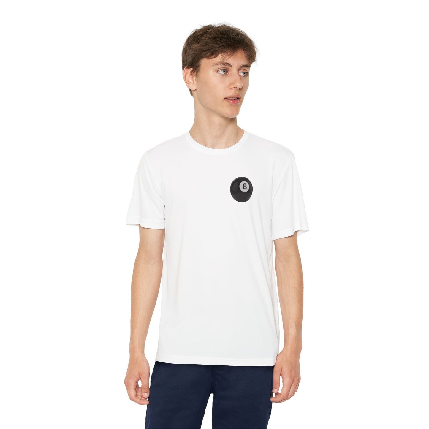 Youth Competitor Tee with 8-Ball Design