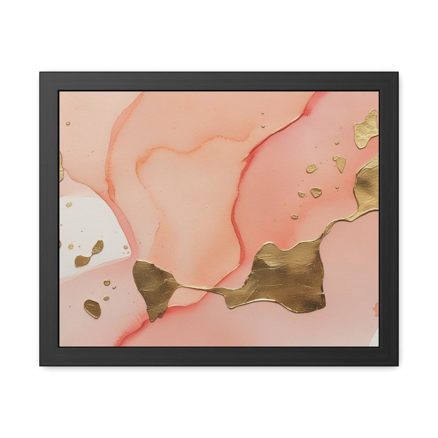 Elegant Abstract Art Framed Poster