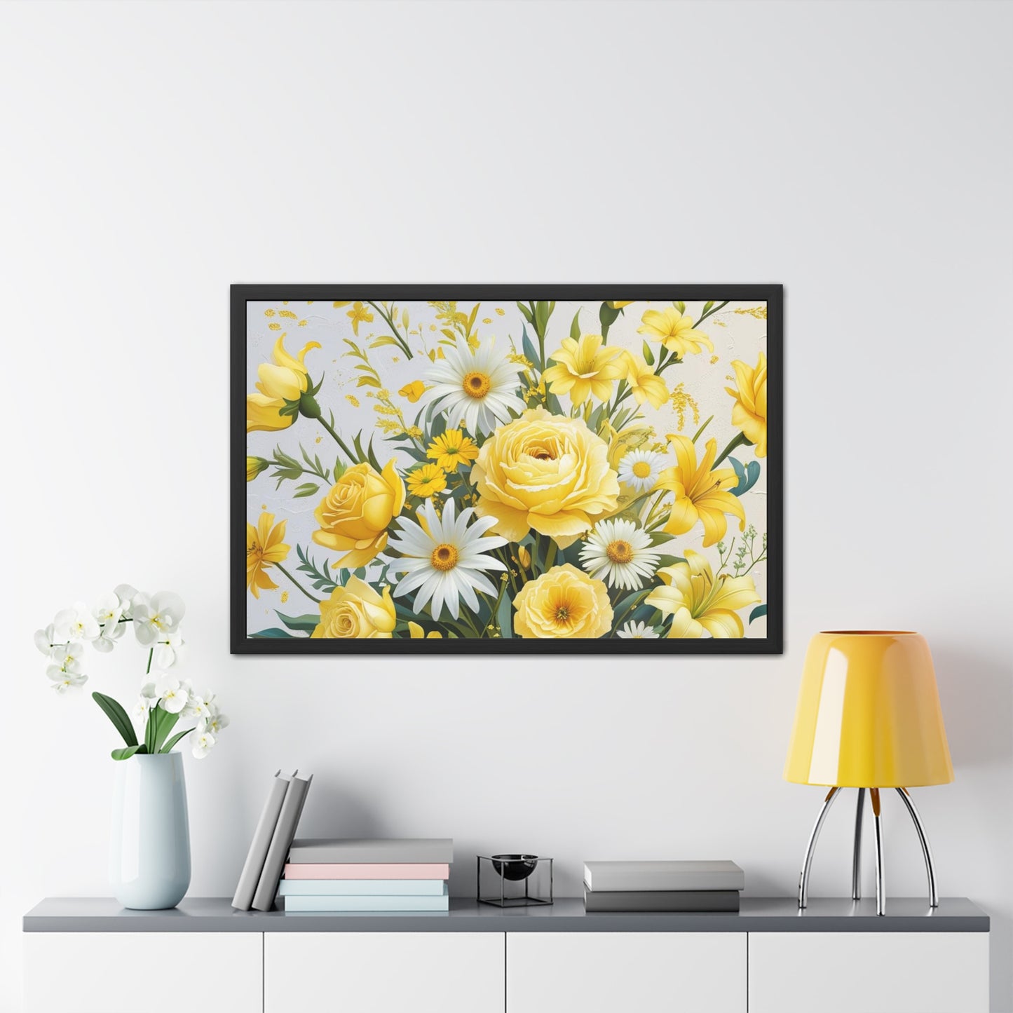 Floral Framed Poster