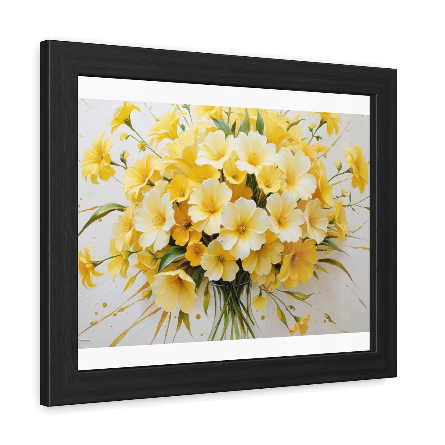Floral Framed Poster.