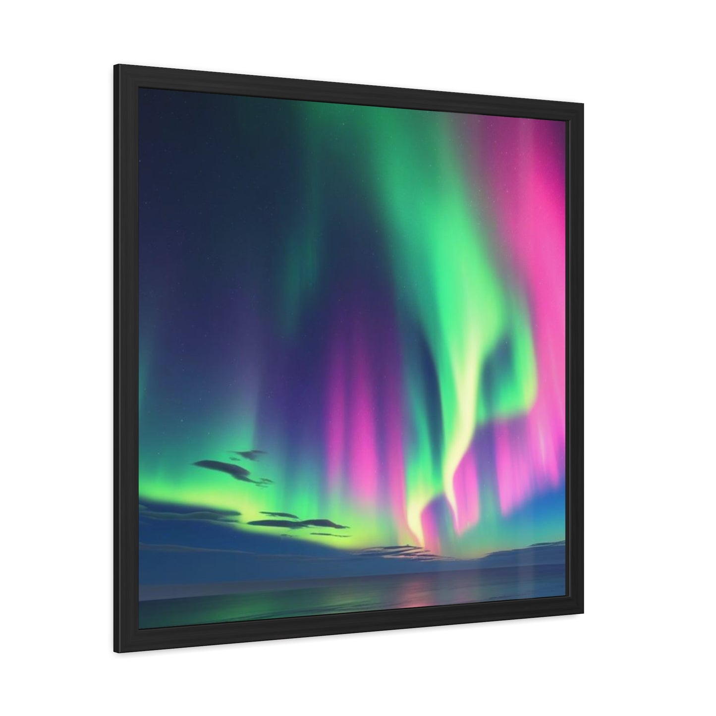 Stunning Northern Lights Framed Poster