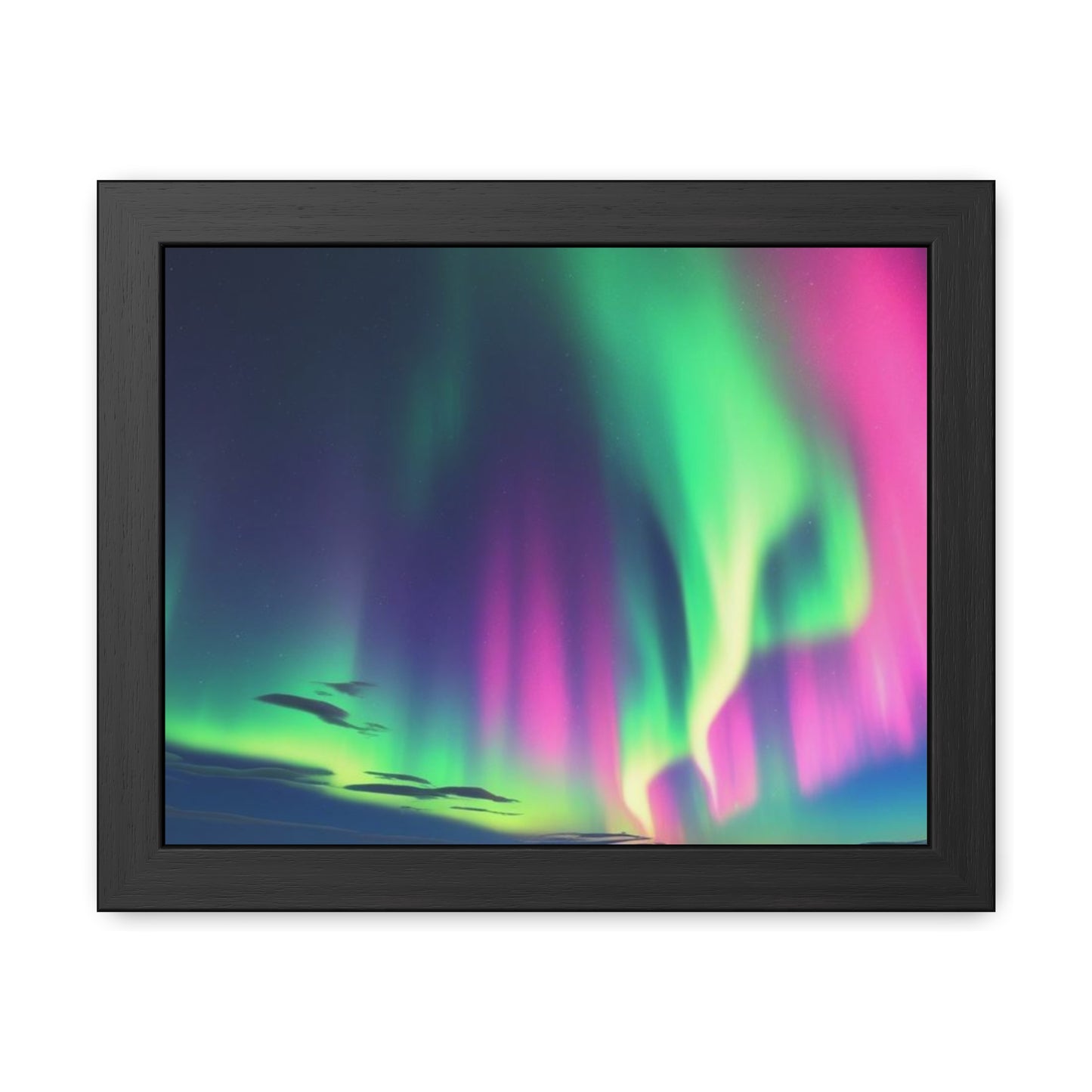 Stunning Northern Lights Framed Poster