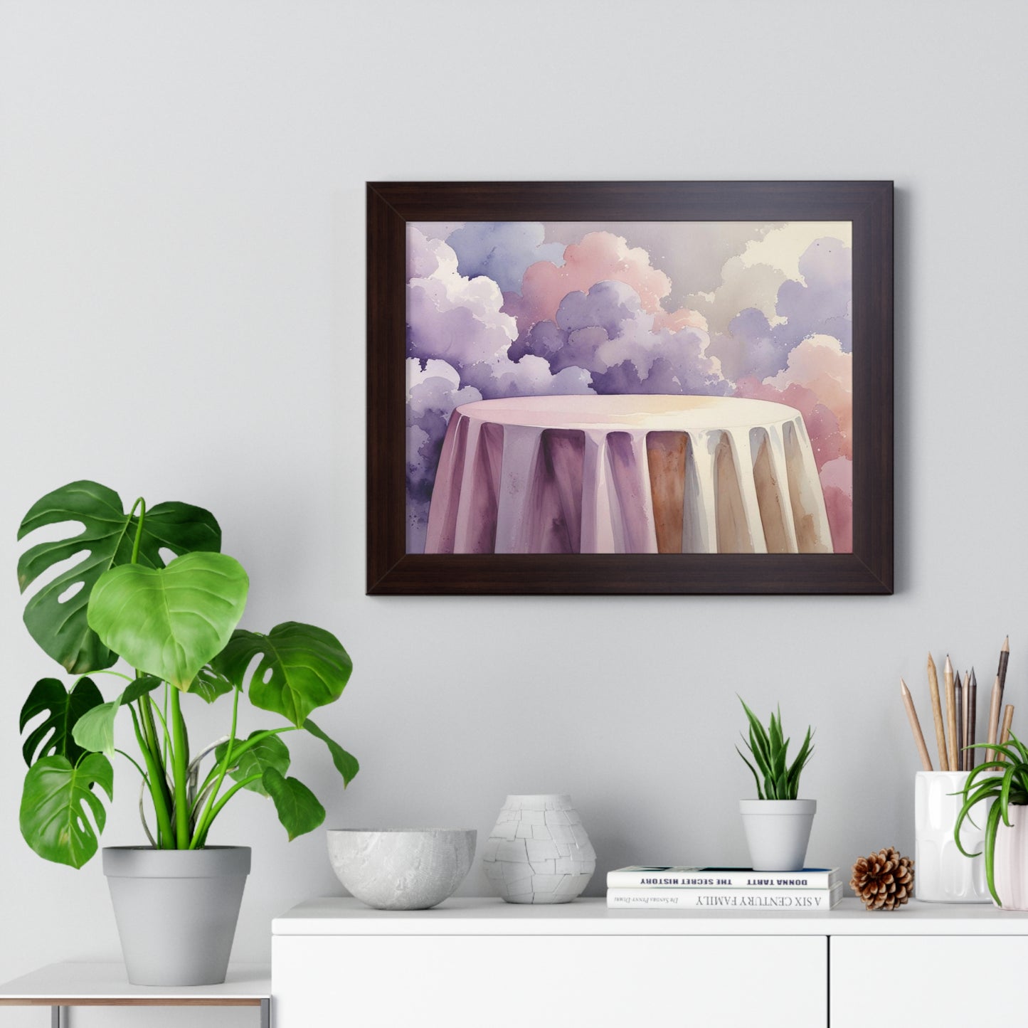 Ethereal Landscape Framed Poster