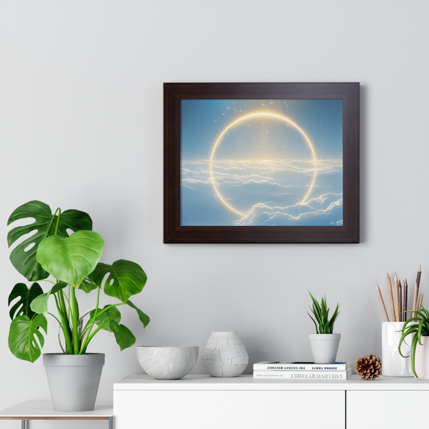 Serene Sky Framed Poster