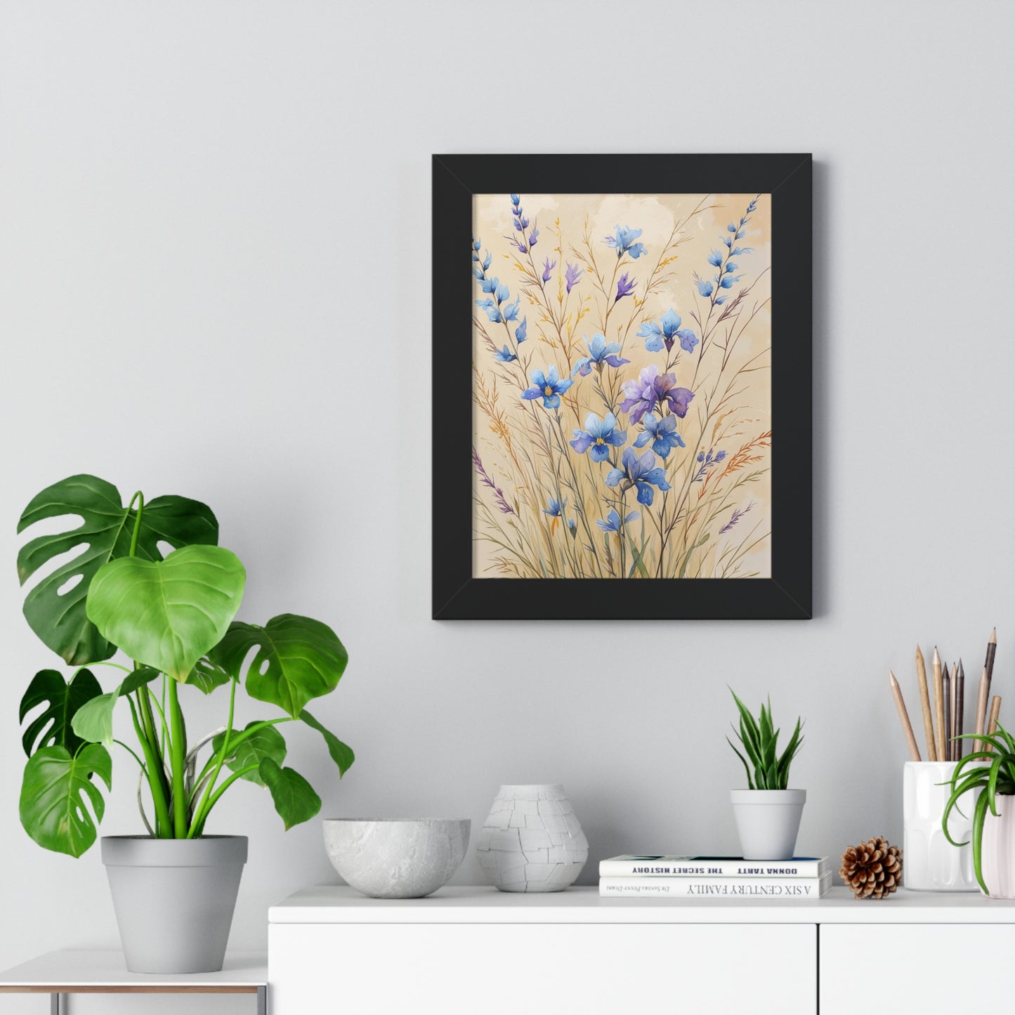 Botanical Framed Vertical Poster