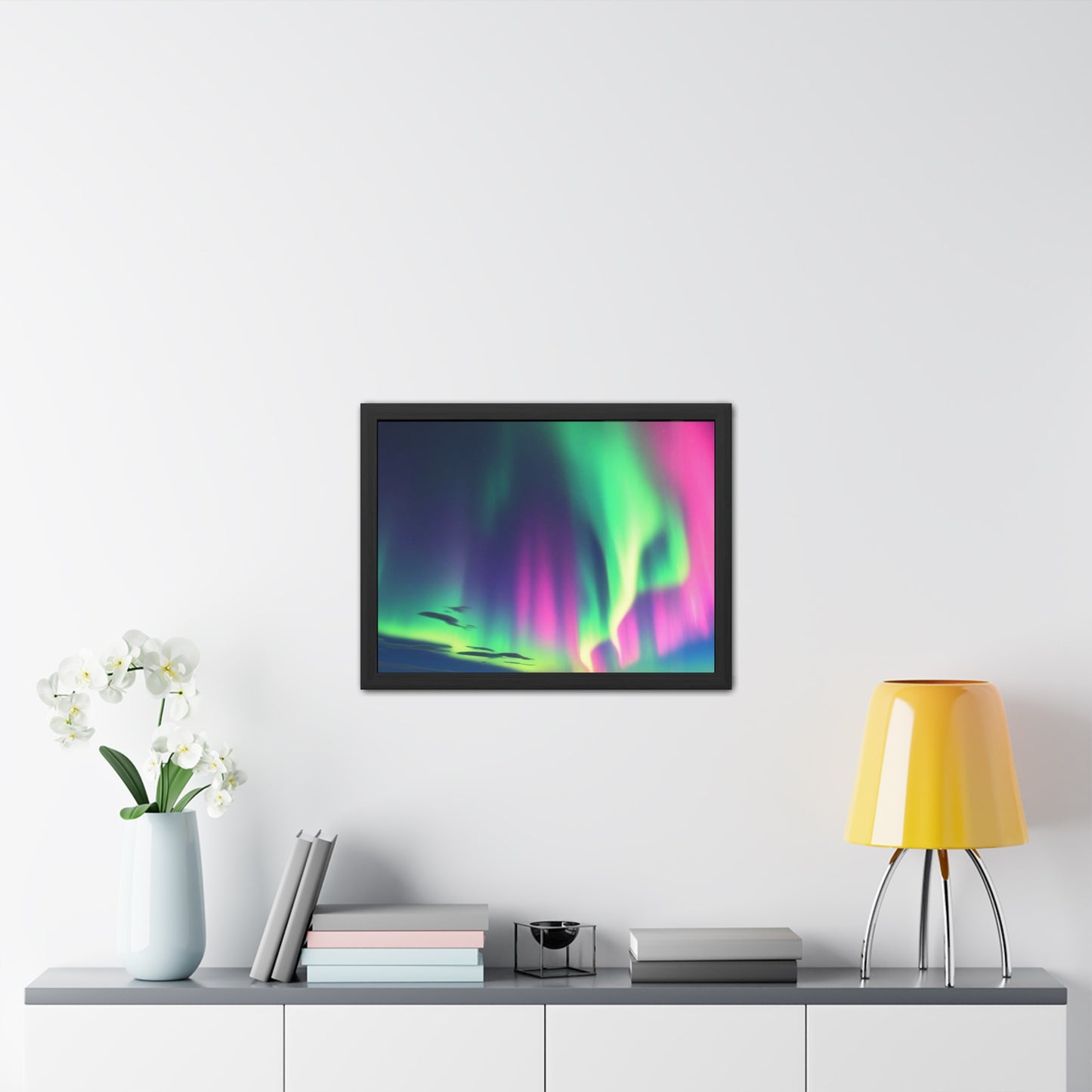 Stunning Northern Lights Framed Poster