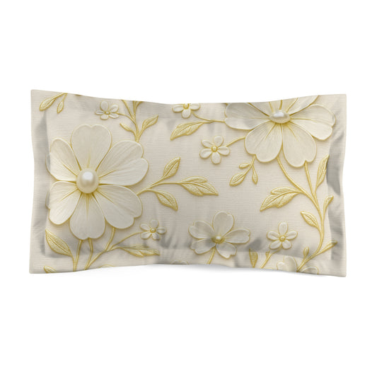 Elegant Floral Pillow Sham
